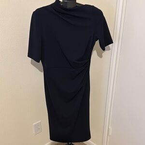 Maggy London Navy Blue Women's Ruched Dress